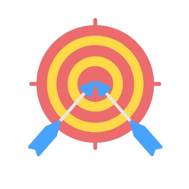 hedef simge vektör illüstrasyonu 