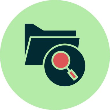 büyüteç, Arama vektörü çizimi