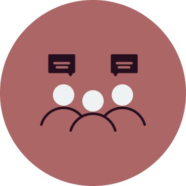 takım, grup simgesi vektör illüstrasyonu