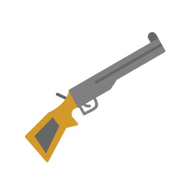 Silah. Web simgesi basit illüstrasyon 