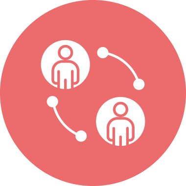 Bağlantı simgesi, vektör illüstrasyonu