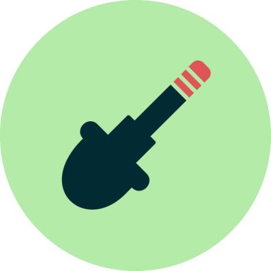 Düz vektör simge kürek