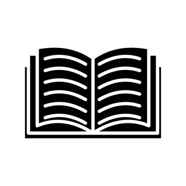 kitap simgesi vektör illüstrasyonu