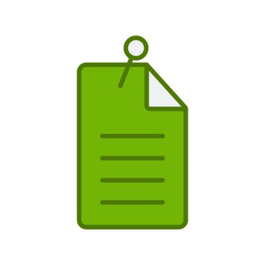 Kağıt, belge simgesi modada  