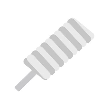 Buzlu şeker. Web simgesi basit illüstrasyon