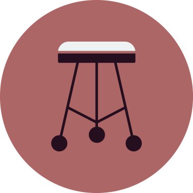 Dışkı simgesinin vektör illüstrasyonu