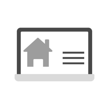 İnşaat Web Sitesi simgesi, vektör illüstrasyonu