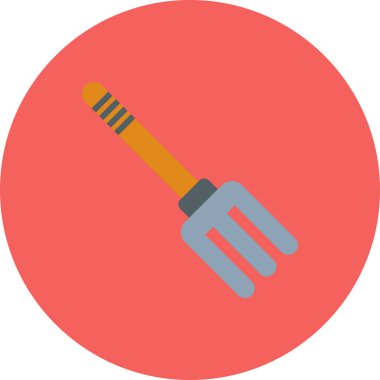 Bahçe tırmık vektör simgesi  