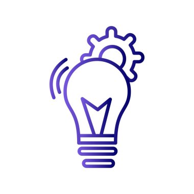 Fikir simgesi vektör illüstrasyonu