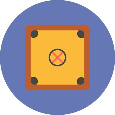 Carrom 'un vektör illüstrasyonu