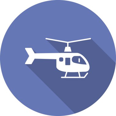Helikopter simge vektör çizim