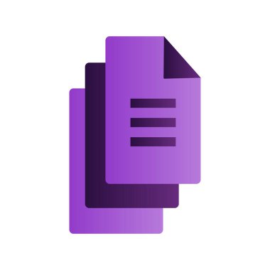 belge simgesi, illüstrasyon. düz tasarım biçimi.