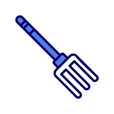 Bahçe tırmık vektör simgesi  