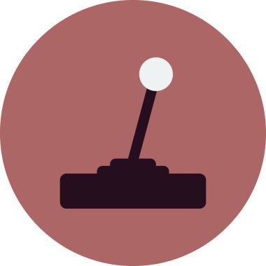 Joy Stick. Web simgesi basit tasarım