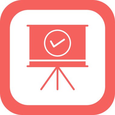 Keneli tahta. Web simgesi vektör illüstrasyonu