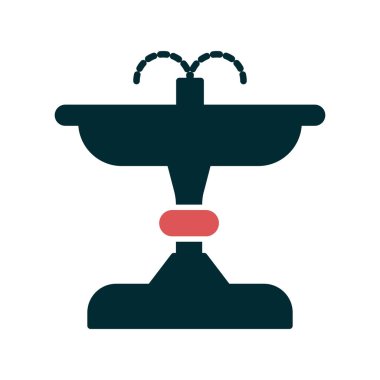 fıskiye ikonu vektör illüstrasyonu