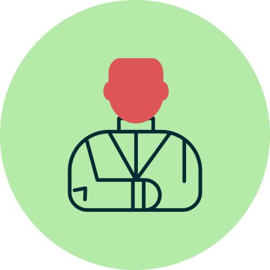 man simgesi vektör illüstrasyonu