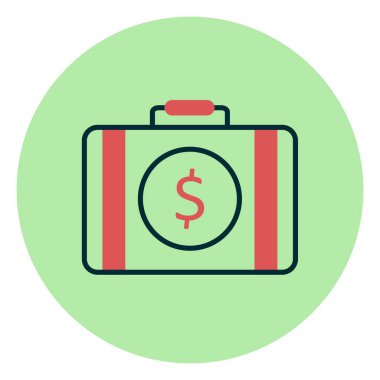 Evrak Dosyası ikon vektör illüstrasyonu