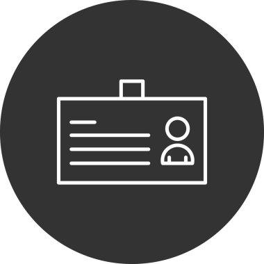 Kart simgesi, vektör illüstrasyonu