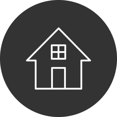 Ev simgesi vektör illüstrasyonu