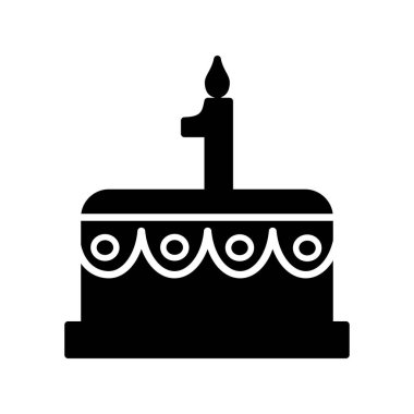 kek dilimi vektör illüstrasyonu