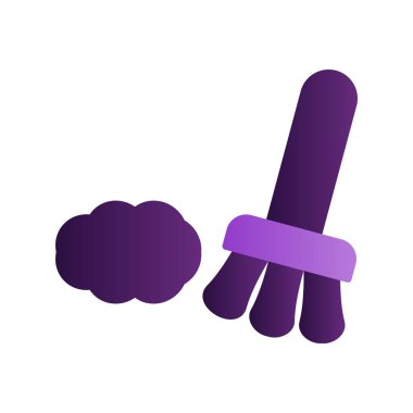 Toz almanın vektör illüstrasyonu 