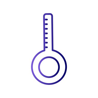 termometre simgesi vektör illüstrasyonu