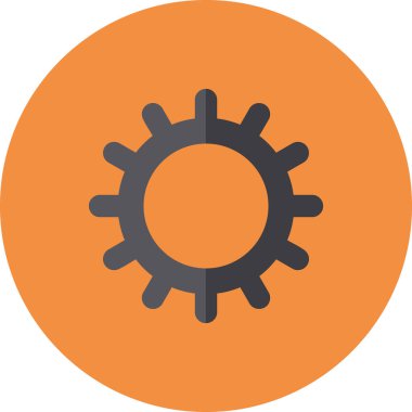 Teçhizat Web simgesi basit bir illüstrasyon. Sembol ayarlanıyor