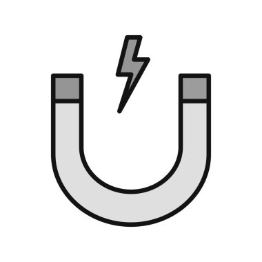 mıknatıs simgesi vektör çizimi