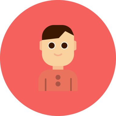 avatar vektör simgesi modern basit illüstrasyon 