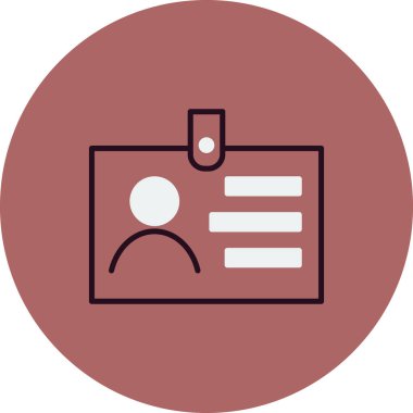 Kart simgesi, vektör illüstrasyonu