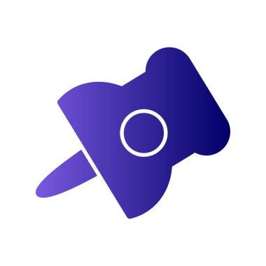 İllüstrasyon Kağıt Ataç ikonu vektörü, okul logosu kavramı 