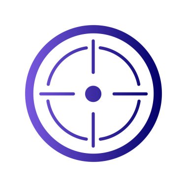 hedef simge vektör illüstrasyonu 