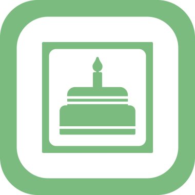 Kek simgesi, vektör illüstrasyonu