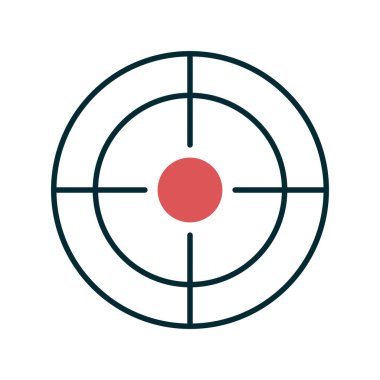 hedef simge vektör illüstrasyonu 