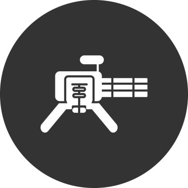 Bir silah simgesinin vektör illüstrasyonu 