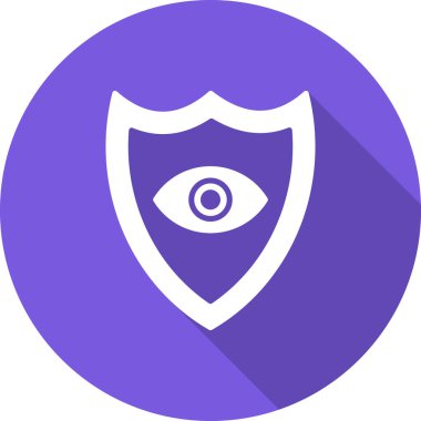 Göz Kalkanı ikon vektör çizimi