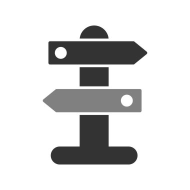 Pano simge vektör illüstrasyonunu imzala