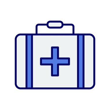 evrak çantası ikonu vektör illüstrasyonu