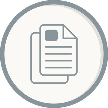 belge simgesi, illüstrasyon. düz tasarım biçimi.