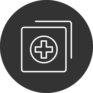 İlk yardım simgesi vektör illüstrasyonu 