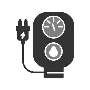 Hidrofonik simgesinin vektör illüstrasyonu.