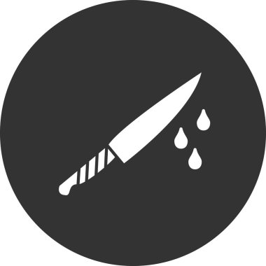 bıçak simgesi vektör illüstrasyonu