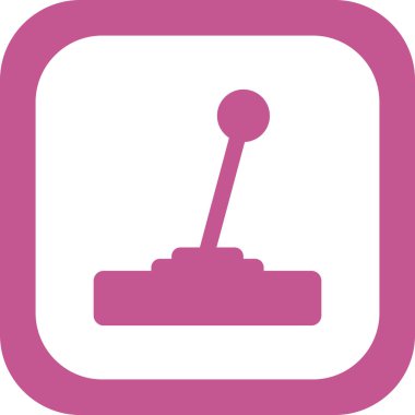 Joy Stick. Web simgesi basit tasarım