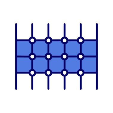 Net ağ simgesinin vektör illüstrasyonu 