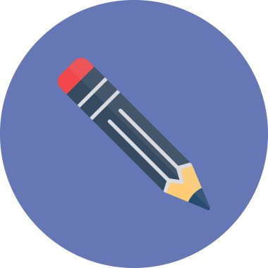 Kalem simgesi, vektör illüstrasyonu