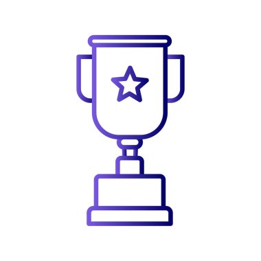 kupa simgesi vektör illüstrasyonu