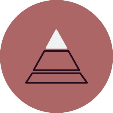 grafik, diyagram simgesi vektör çizimi