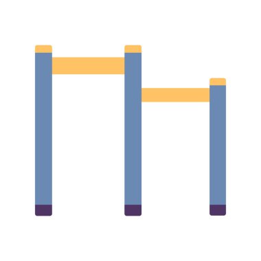 Chin Up simgesinin vektör görüntüsü  