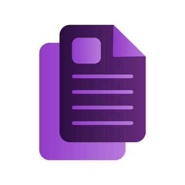 belge simgesi, illüstrasyon. düz tasarım biçimi.